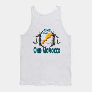 one Morocco One Heart Cultural Fusion: One Heart, One Morocco Tank Top